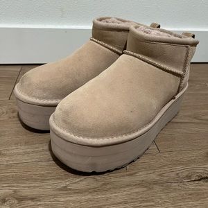 Classic Ultra Mini Platform Booties